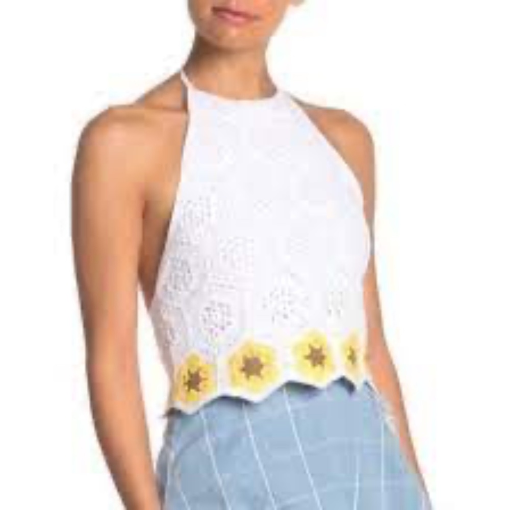 Show Me Your Mumu Crochet Garth Granny Square Halter Top - Picture 9 of 10